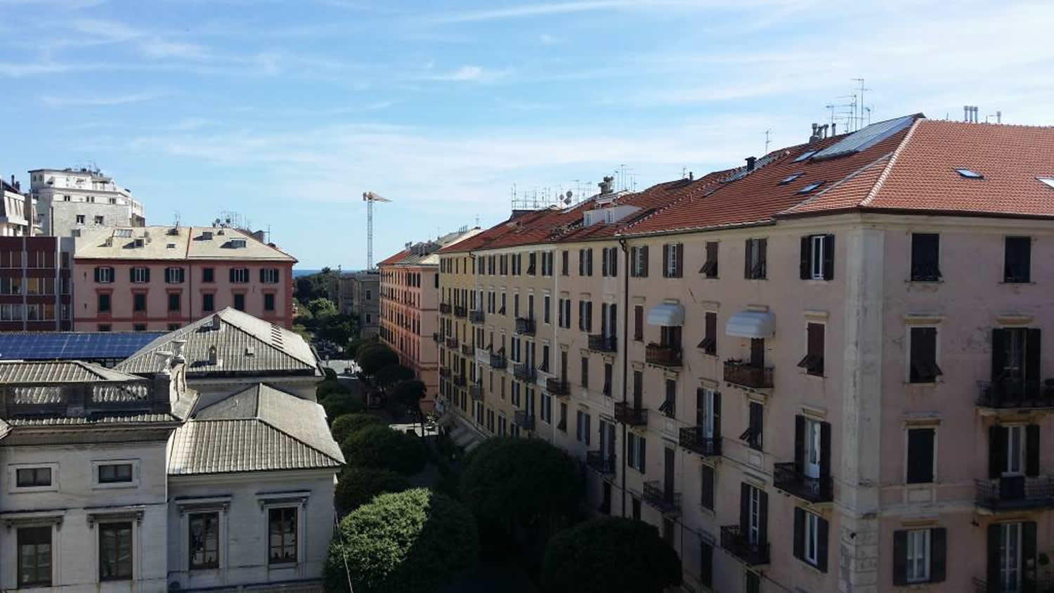 Vista tetti corso Italia - Savona 
